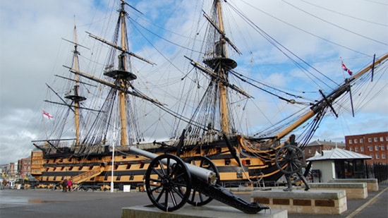 The Mary Rose at Portsmouth Dockyard - Chauffeur driven UK tours.