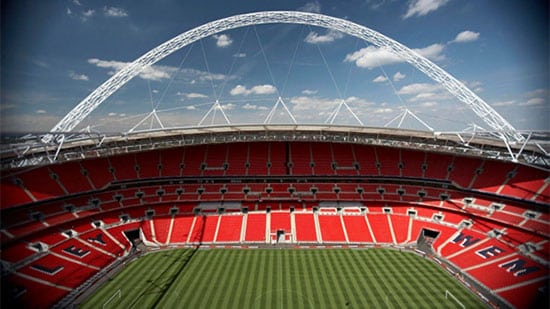 Wembley stadium for event chauffeur 'as directed' service in the UK.