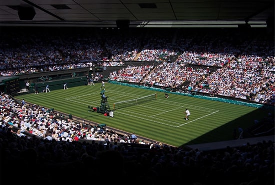 Centre court of Wimbledon Tennis club - Wimbledon Chauffeur Service